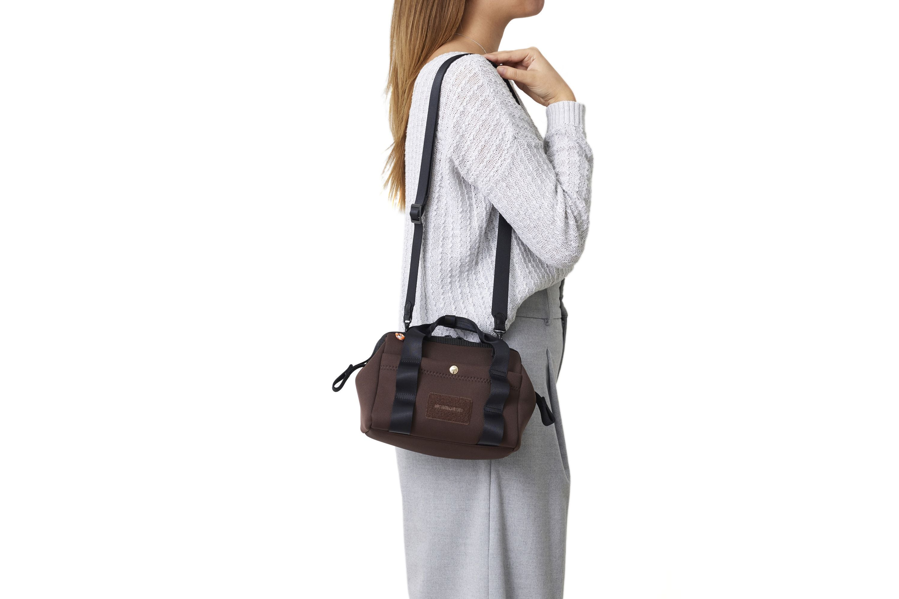 New Duality - Trapezoid Small Shoulder Bag - NW217