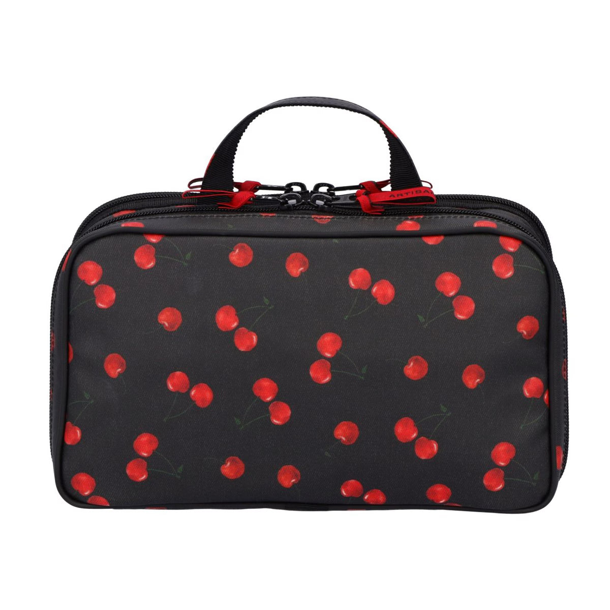 Cherry Up! - Large Slope Shape Makeup Bag -  6WP-HE120
