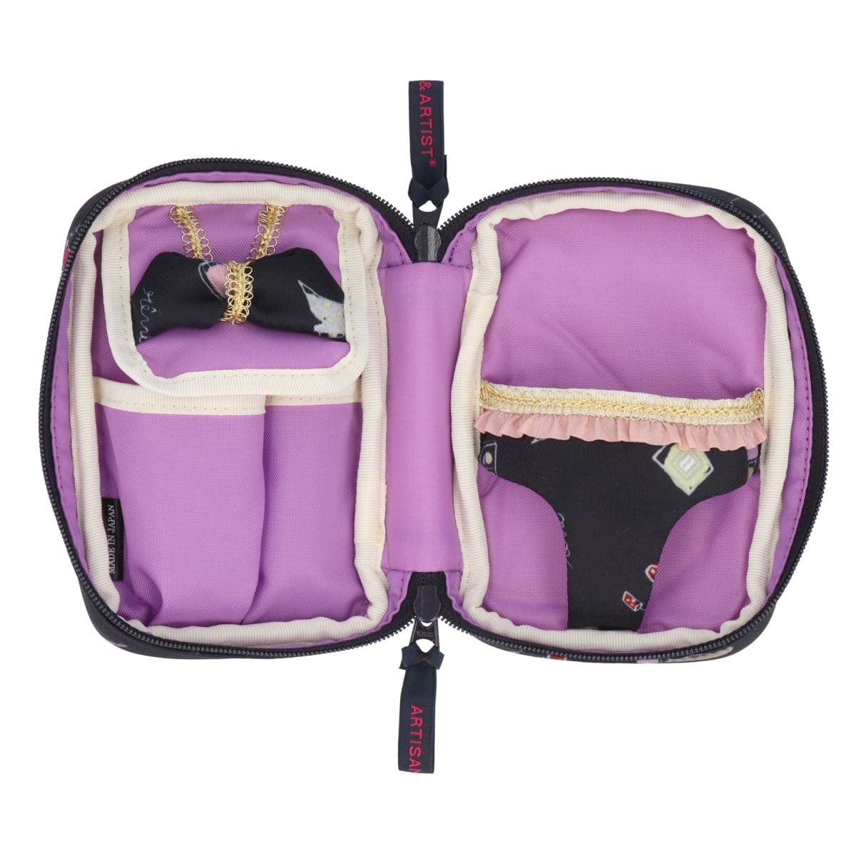 Rêve Mystique - Mini Makeup Pouch with Lingerie Design - RY634