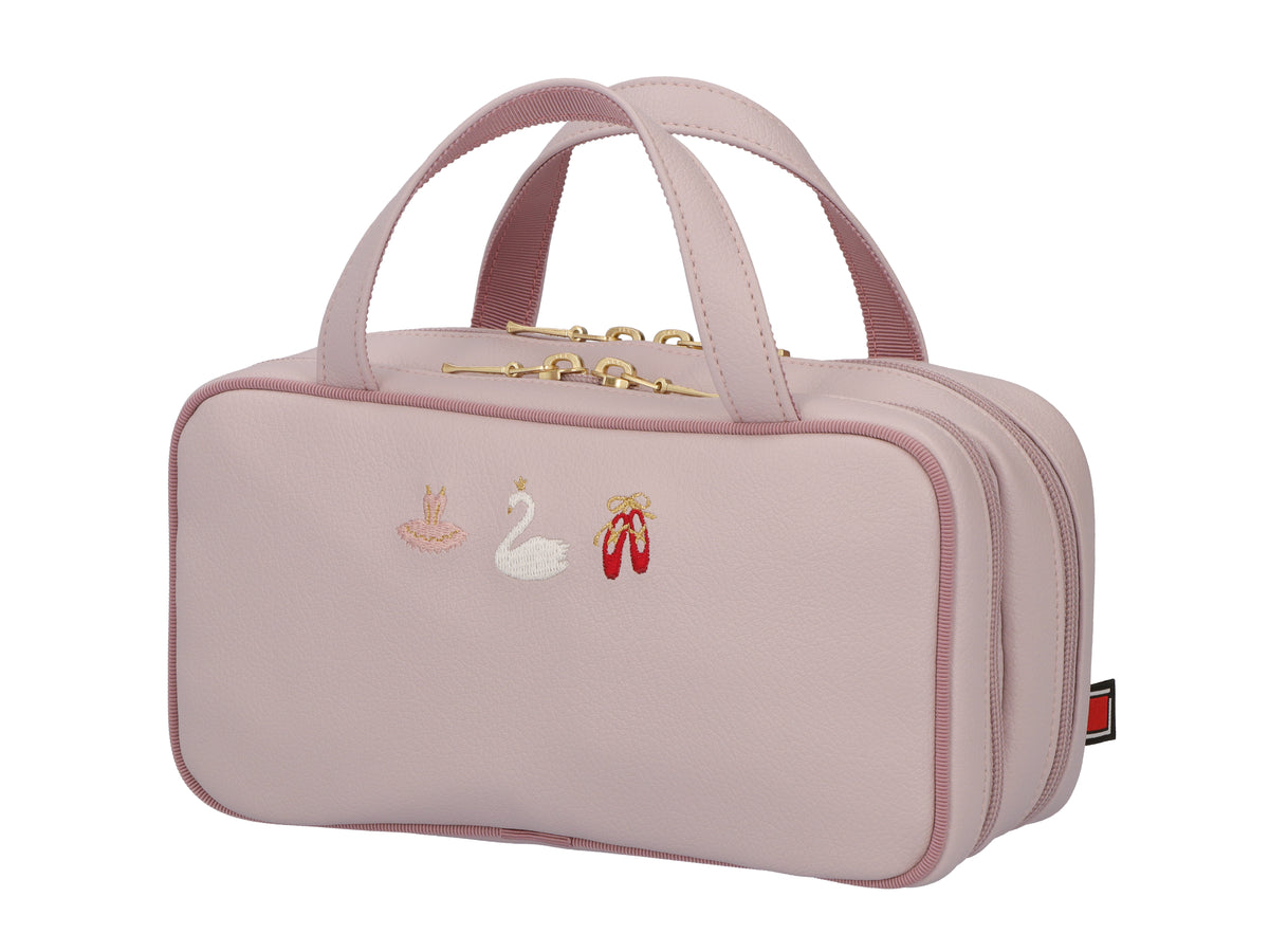 Embroidery Ballet -  Makeup Bag  (designed to fit an eyelash curler) - 6OP-EB22