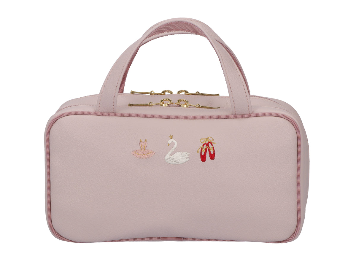 Embroidery Ballet -  Makeup Bag  (designed to fit an eyelash curler) - 6OP-EB22
