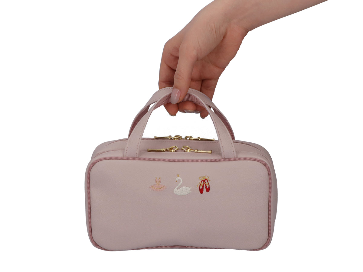 Embroidery Ballet -  Makeup Bag  (designed to fit an eyelash curler) - 6OP-EB22