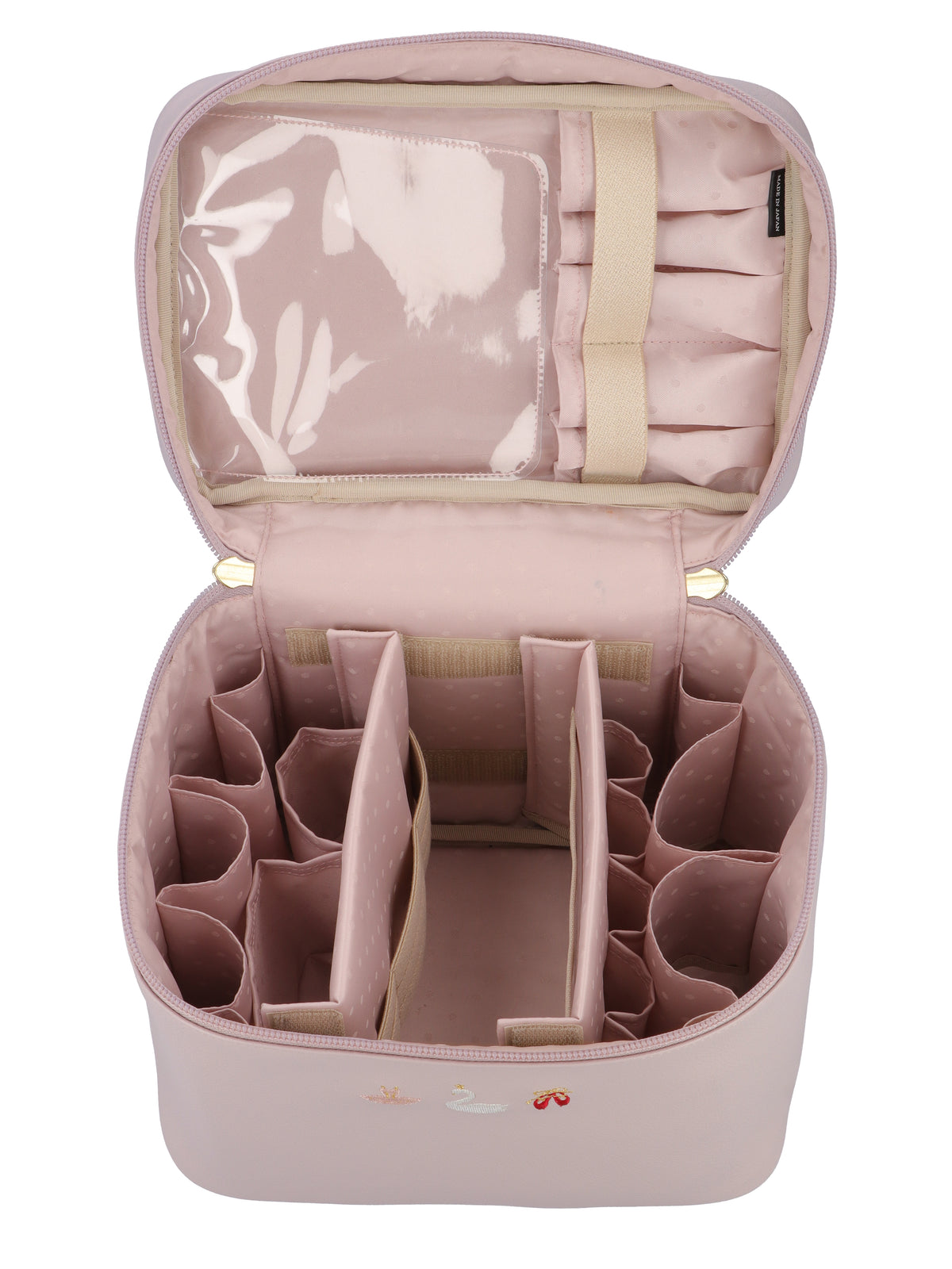 Embroidery Ballet - Large Vanity Makeup Bag - 6OP-EB23