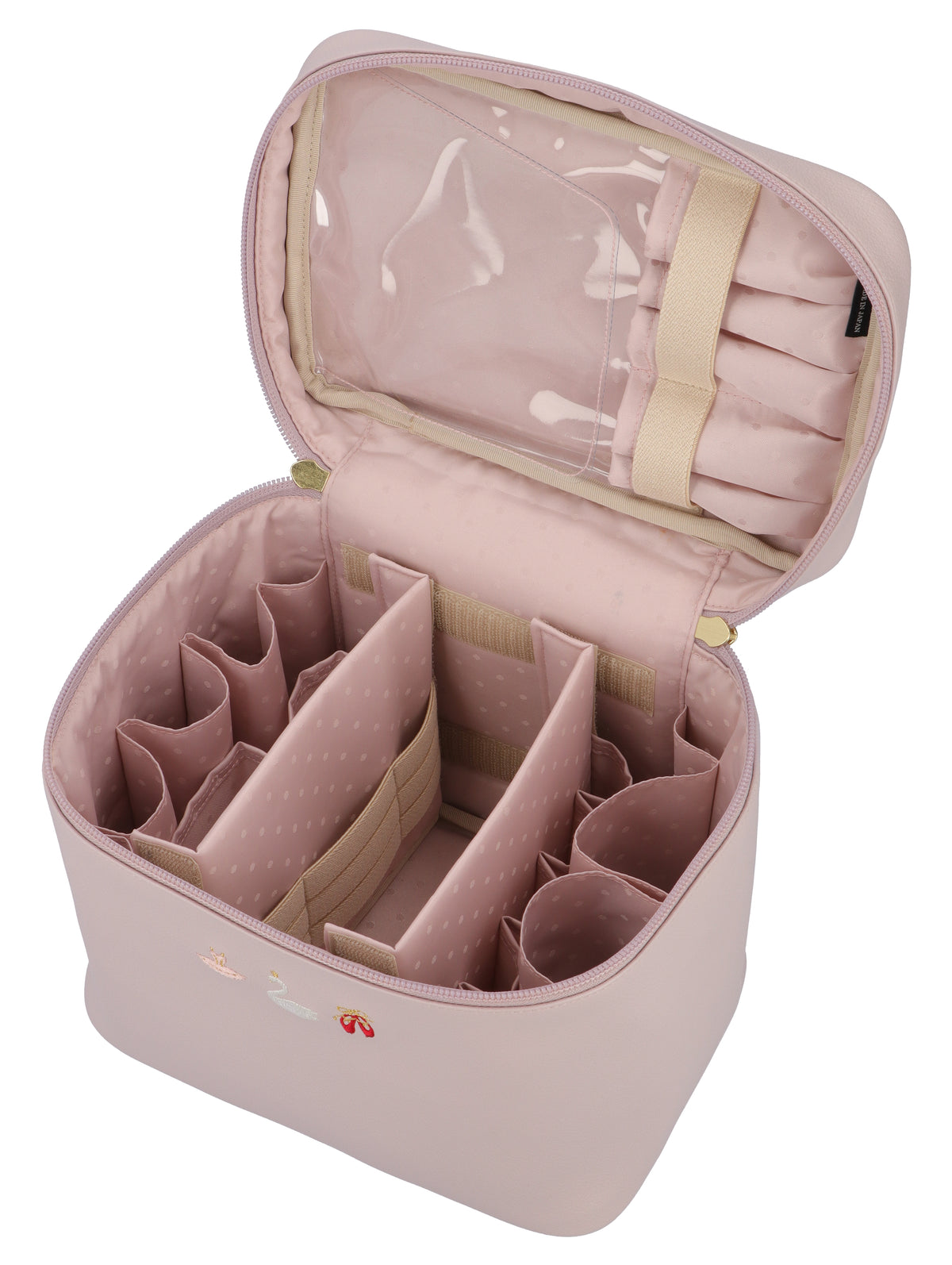 Embroidery Ballet - Large Vanity Makeup Bag - 6OP-EB23
