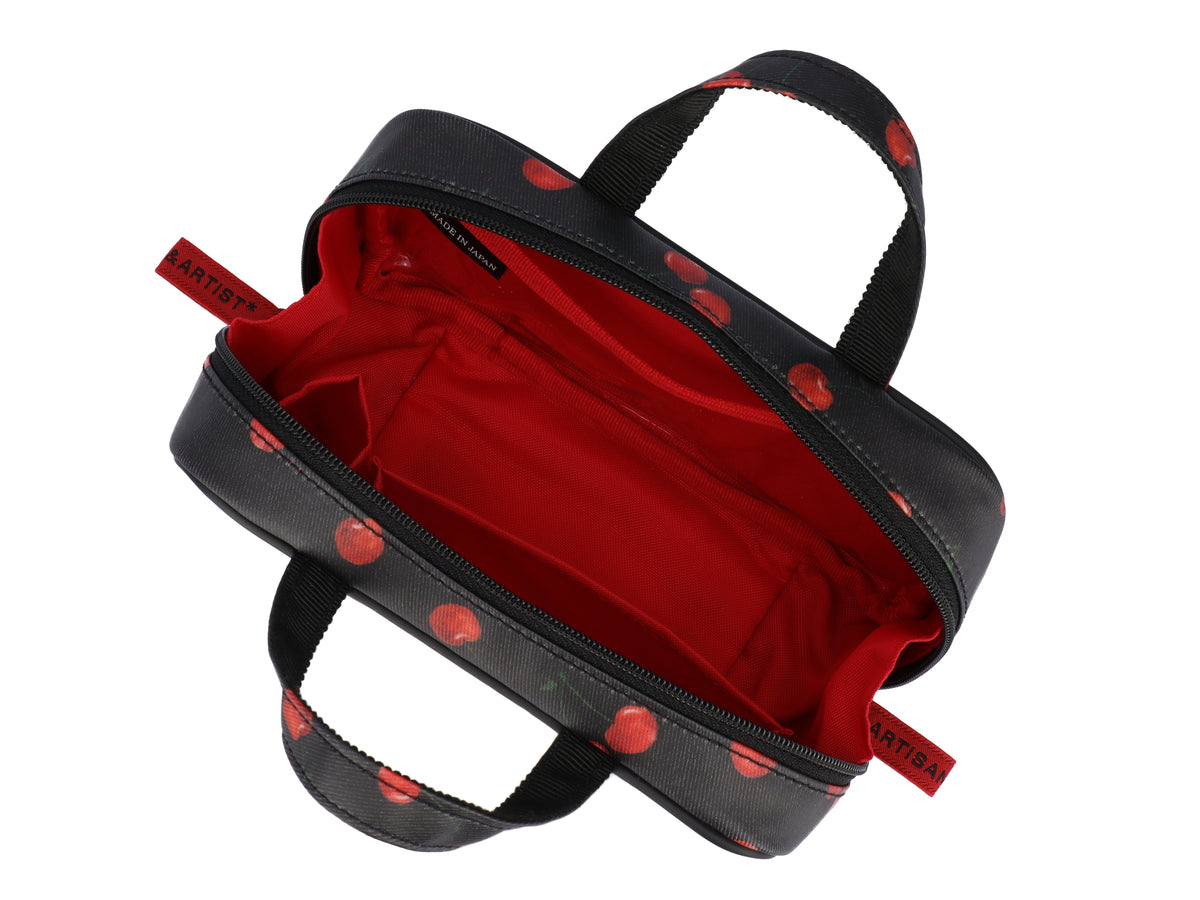 Cherry Up! - Compact Pouch with Handle - 6OP-HE013S