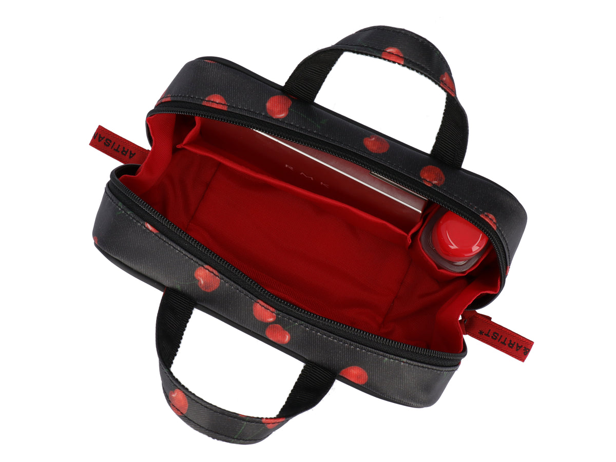 Cherry Up! - Compact Pouch with Handle - 6OP-HE013S