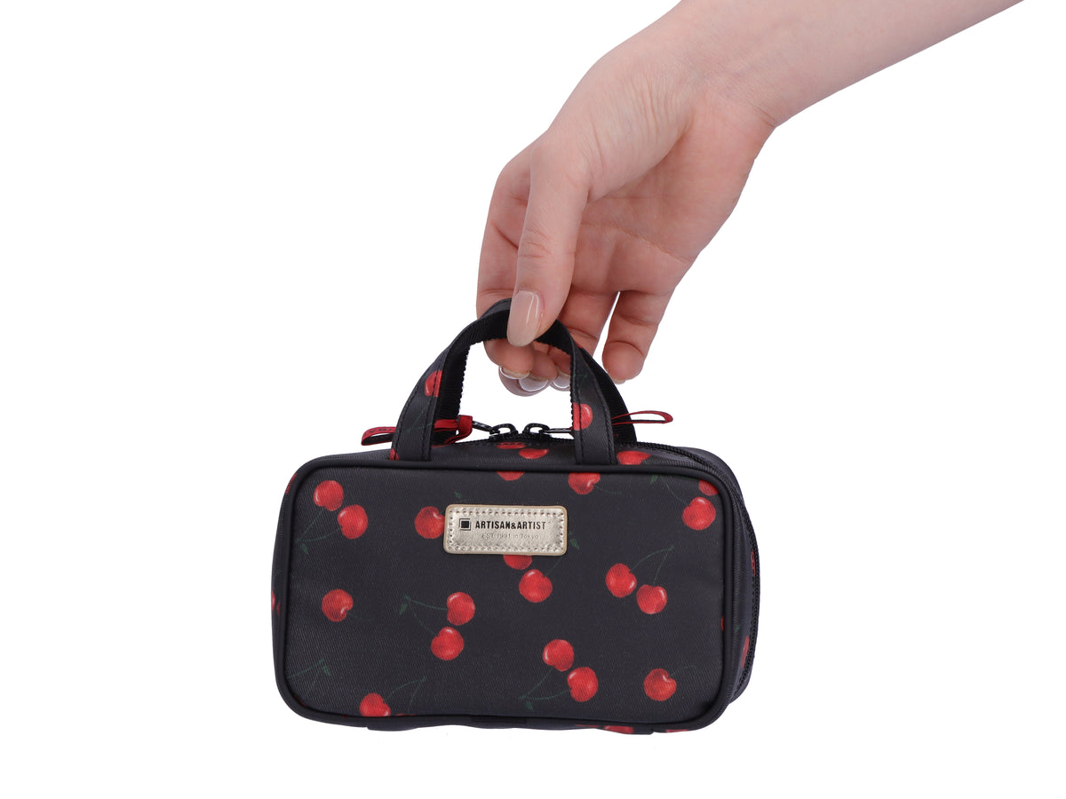 Cherry Up! - Compact Pouch with Handle - 6OP-HE013S