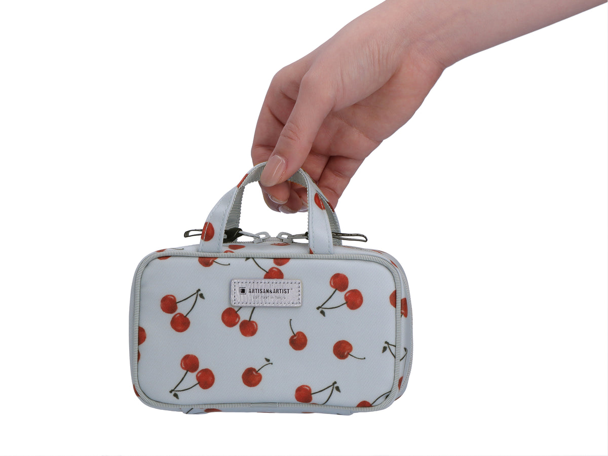 Cherry Up! - Compact Pouch with Handle - 6OP-HE013S