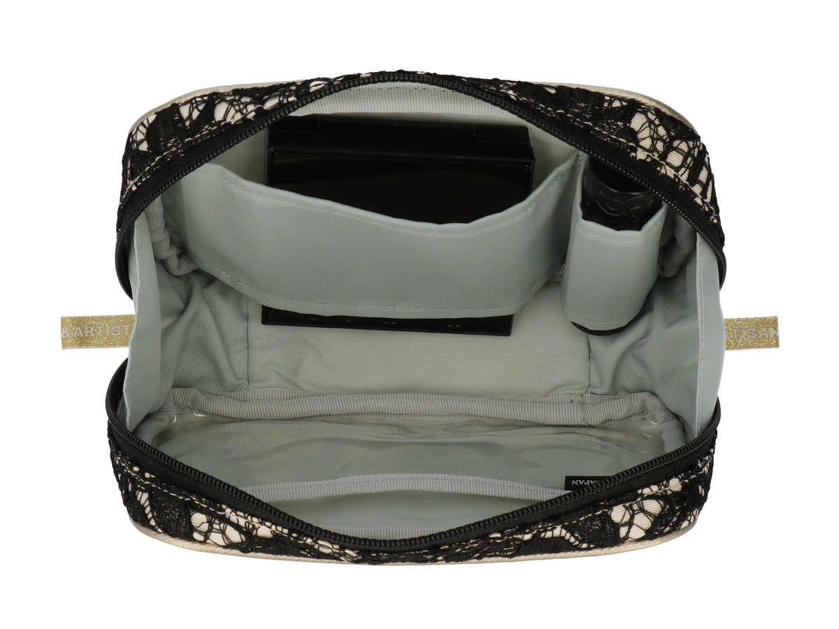 Classic Monotone - Small Makeup Pouch - 6WP-CM011