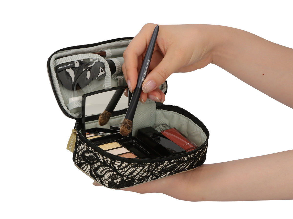Classic Monotone - Handy Mini Makeup Pouch - 6WP-CM601