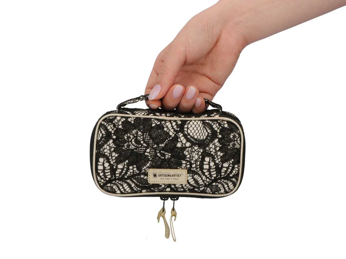Classic Monotone - Handy Mini Makeup Pouch - 6WP-CM601