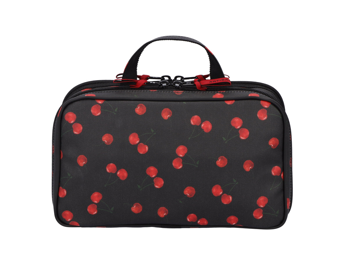 Cherry Up! - Large Slope Shape Makeup Bag -  6WP-HE120