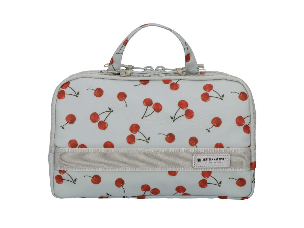 Cherry Up! - Large Slope Shape Makeup Bag -  6WP-HE120
