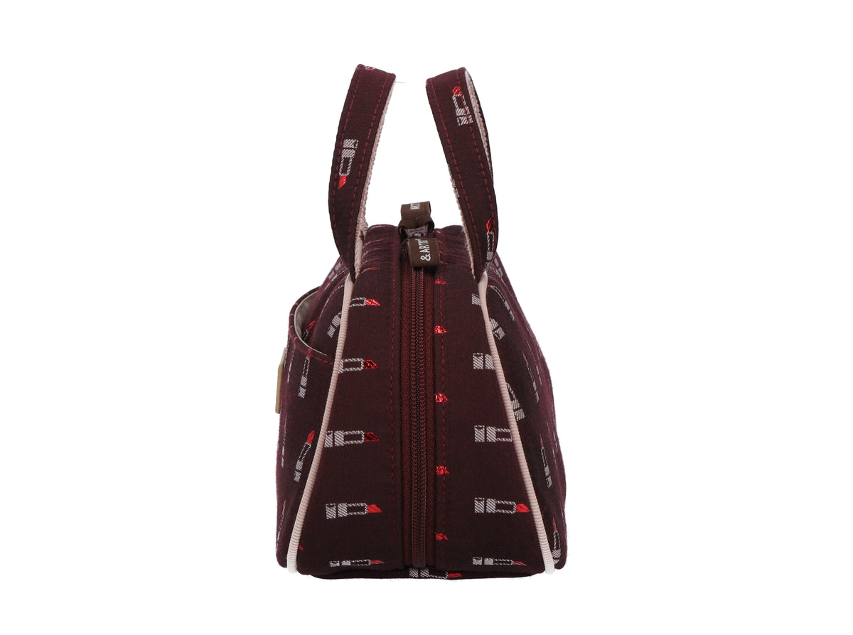 Valiant Rouge - Trapezoid Mini Pouch Bag - 6WP-LI730