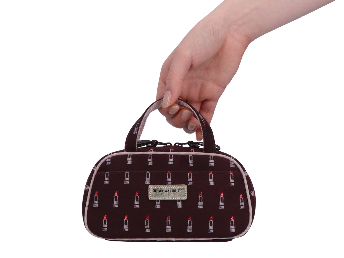 Valiant Rouge - Trapezoid Mini Pouch Bag - 6WP-LI730
