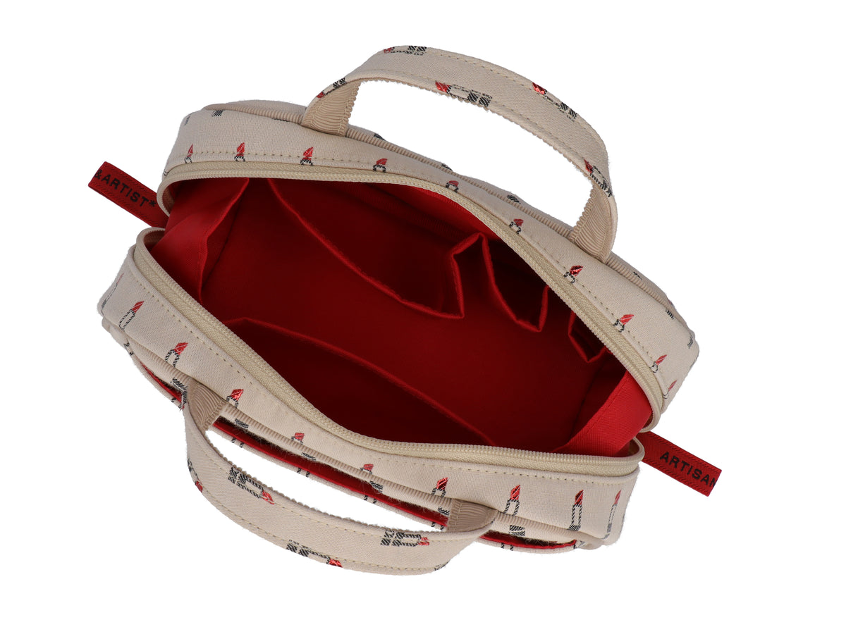 Valiant Rouge - Trapezoid Mini Pouch Bag - 6WP-LI730