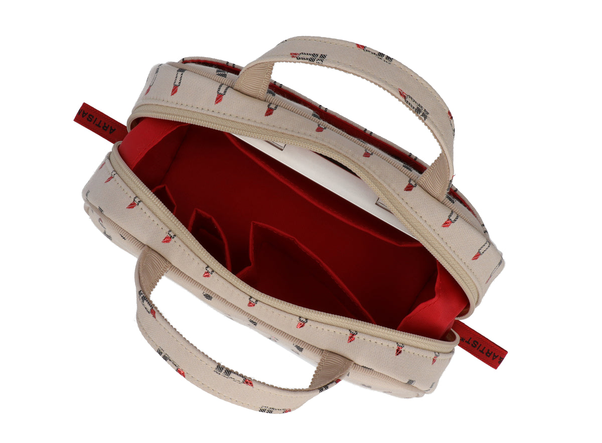 Valiant Rouge - Trapezoid Mini Pouch Bag - 6WP-LI730