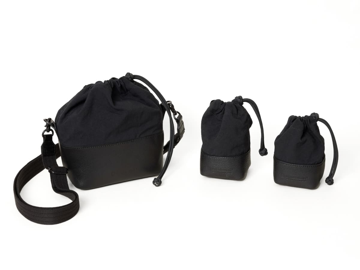 Camera Pouch (Leather & Fabric) - ACAM-CP210