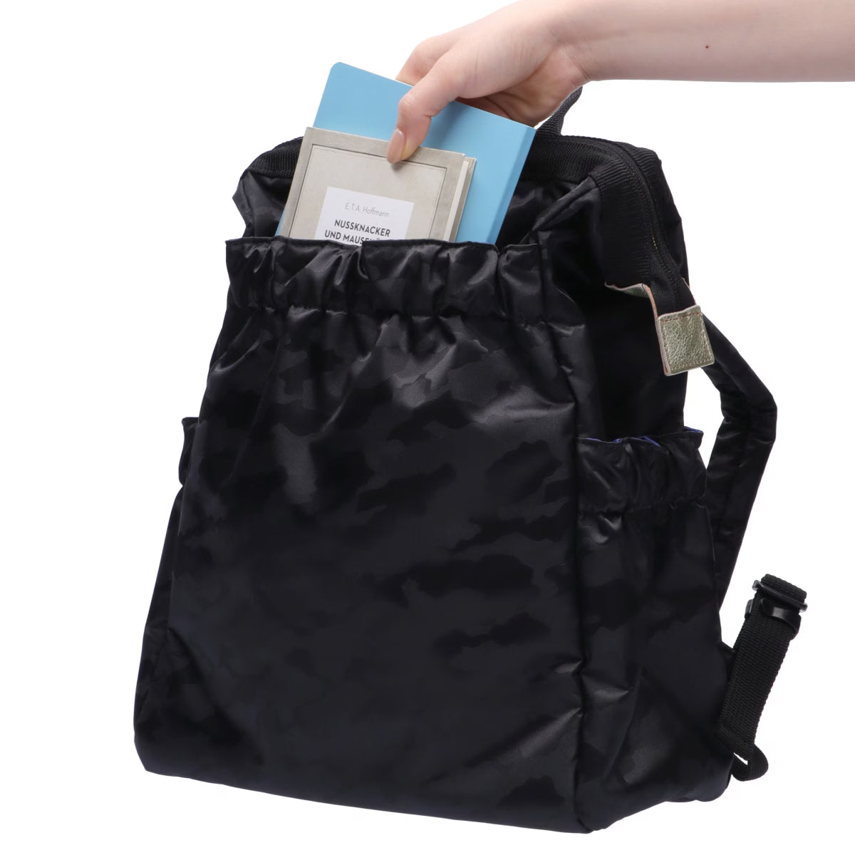 Camouflage - Large Clasp Opening Backpack - KG2GM-704