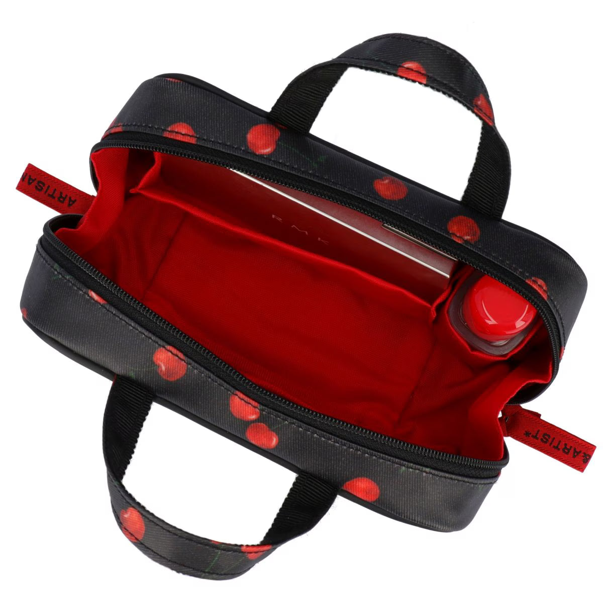 Cherry Up! - Compact Pouch with Handle - 6OP-HE013S