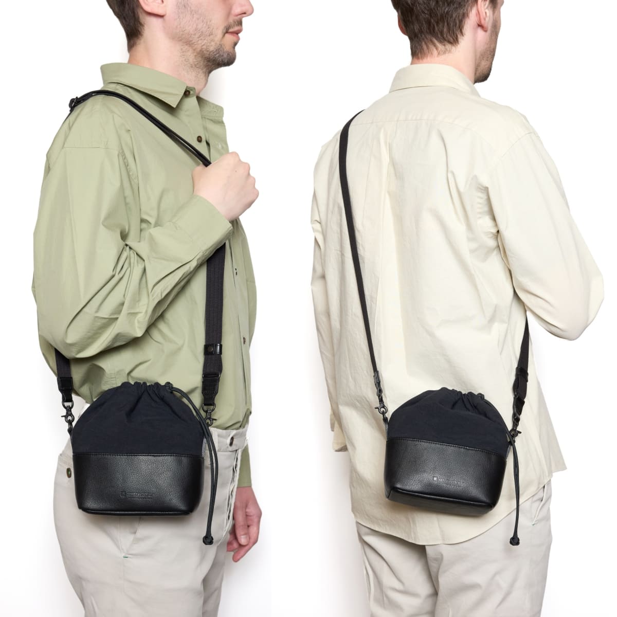 Camera Pouch (Leather & Fabric) - ACAM-CP210