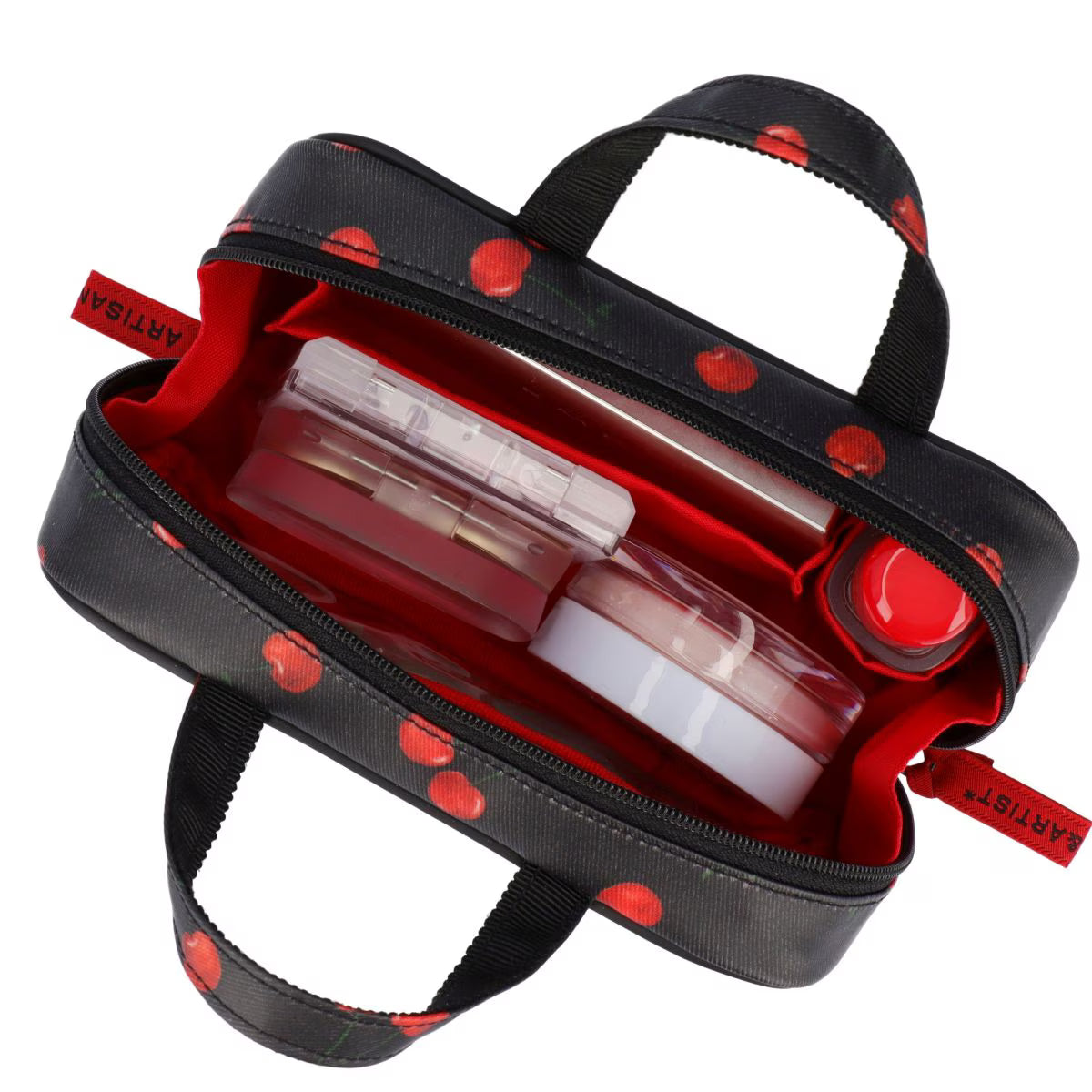 Cherry Up! - Compact Pouch with Handle - 6OP-HE013S
