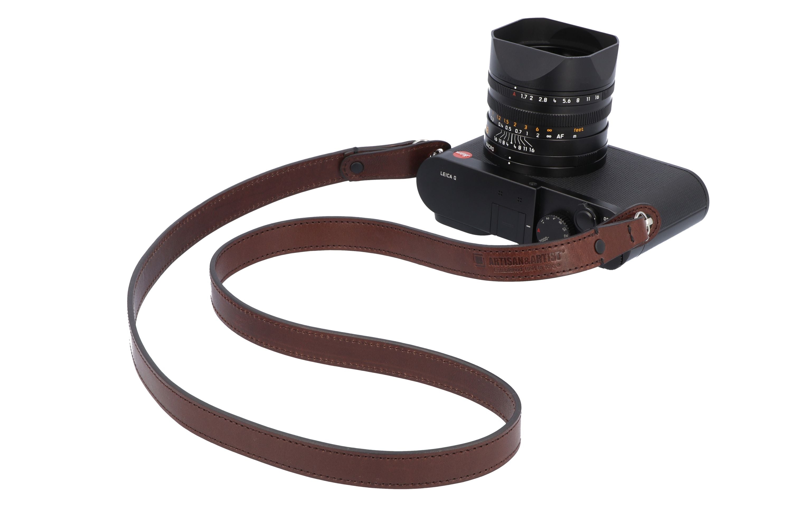 Leather Camera Strap | Stitched | Fixed Length | 2024 Madison St 2