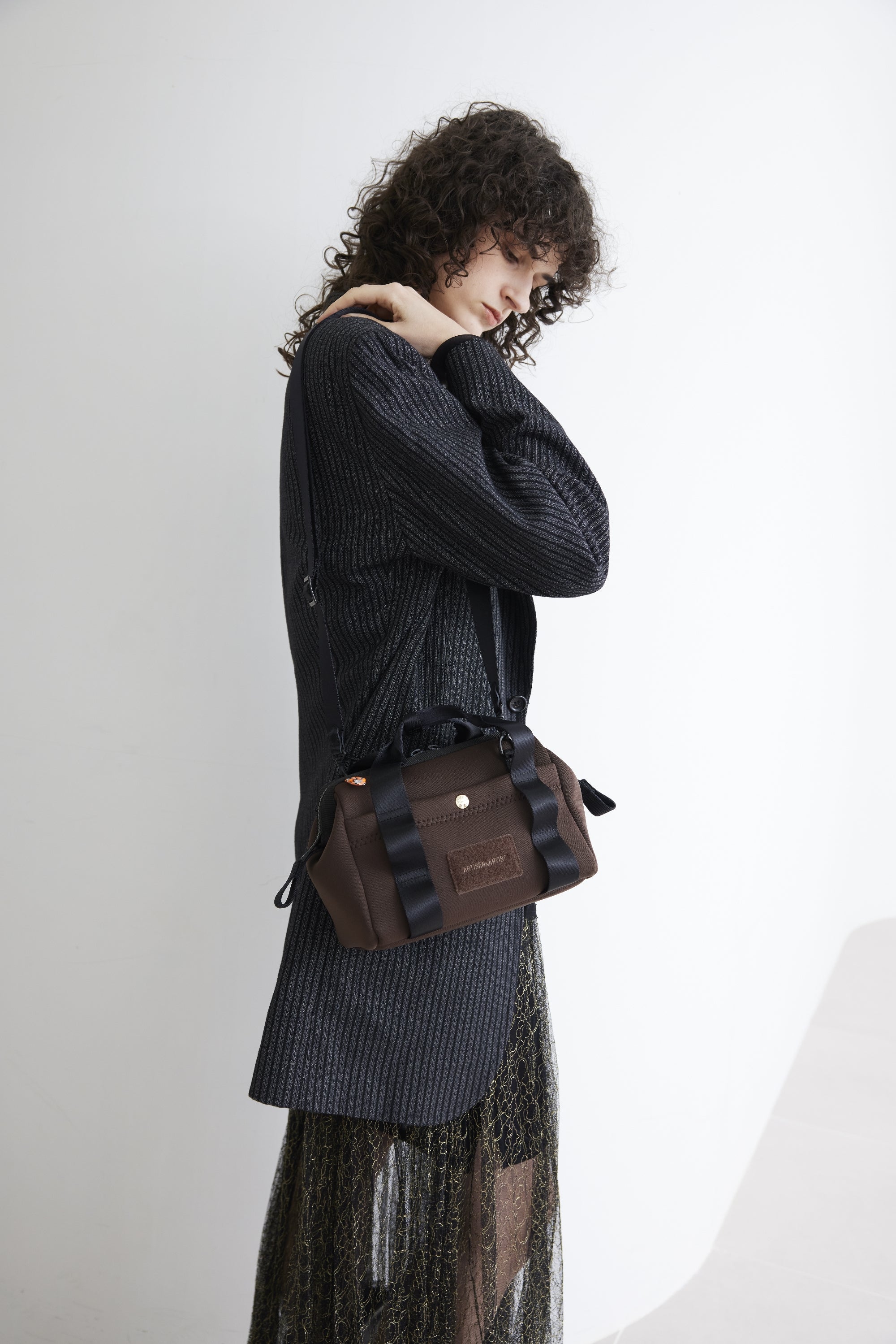 New Duality - Trapezoid Small Shoulder Bag - NW217