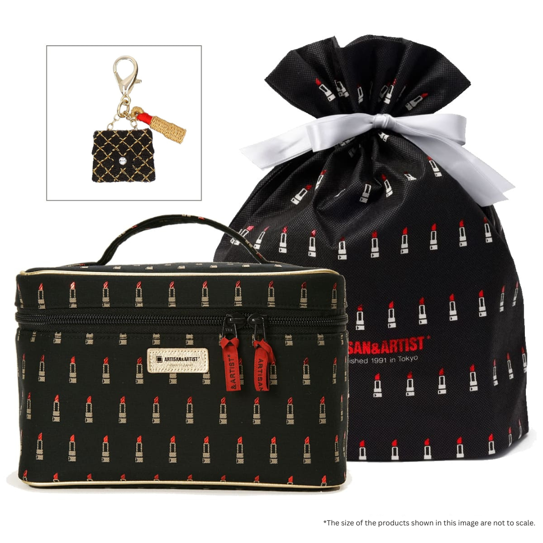 Valiant Rouge Vanity and Custom Stitched Bag Motif Charm Set