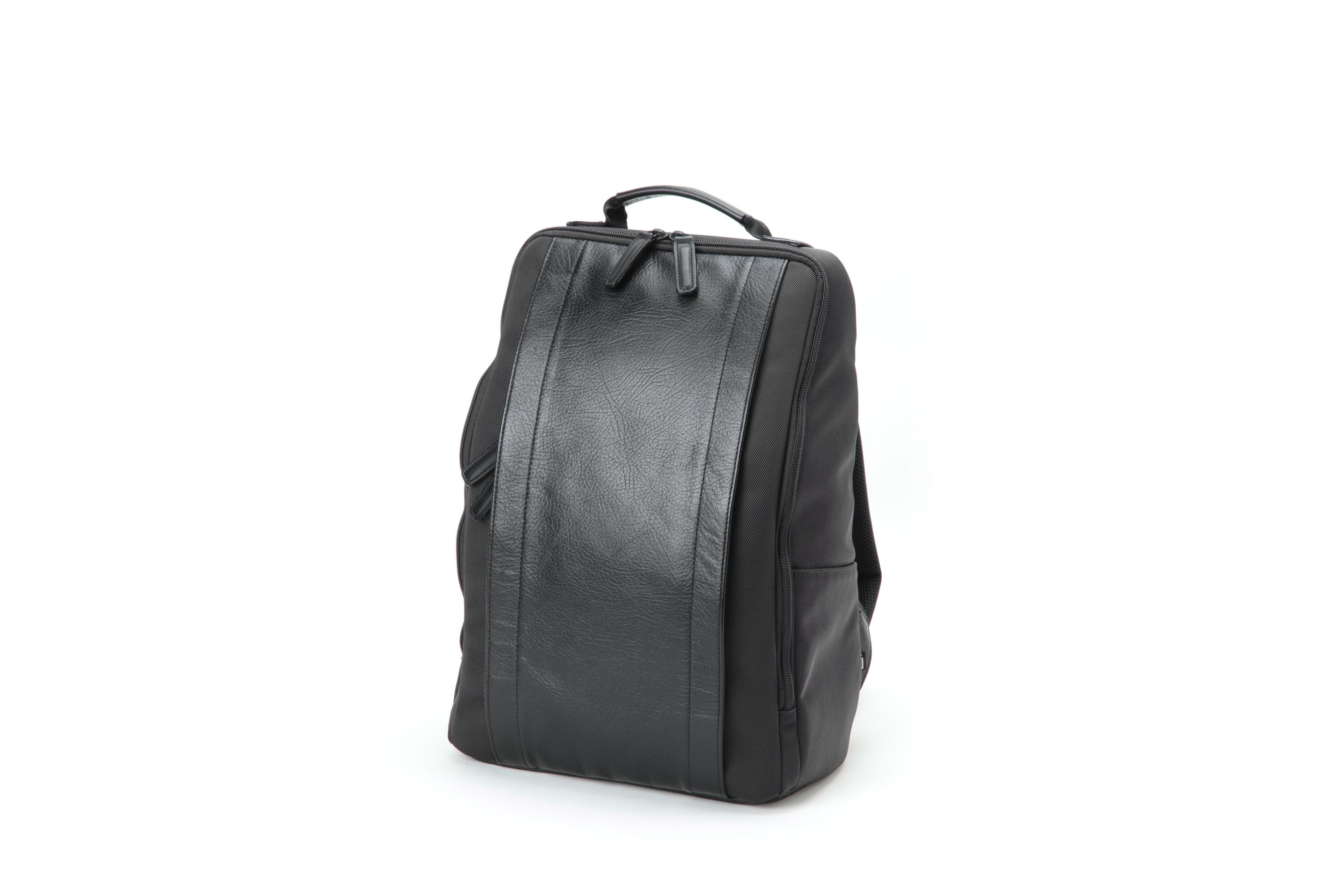 RR4-06C Leather Panel Backpack